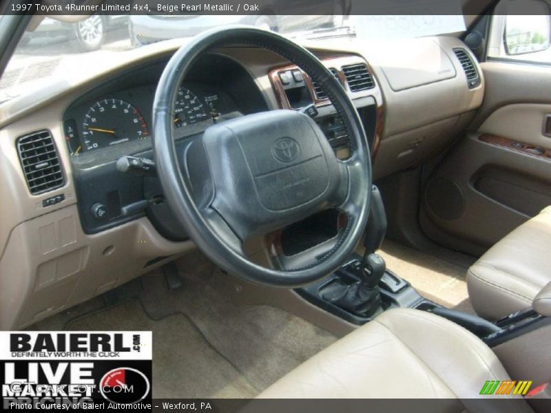 Beige Pearl Metallic / Oak 1997 Toyota 4Runner Limited 4x4