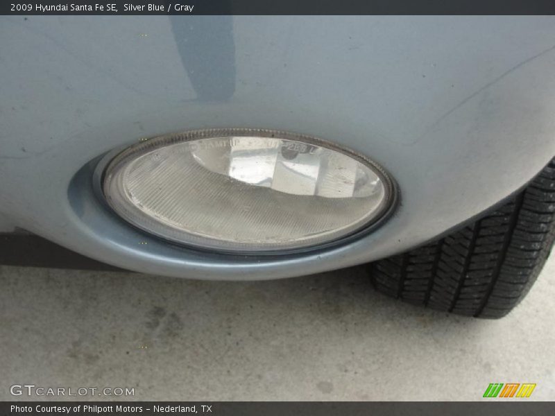 Silver Blue / Gray 2009 Hyundai Santa Fe SE