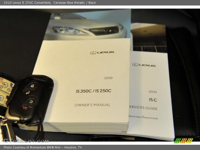 Books/Manuals of 2010 IS 250C Convertible