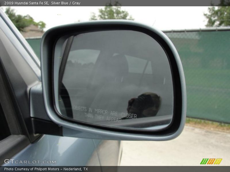 Silver Blue / Gray 2009 Hyundai Santa Fe SE