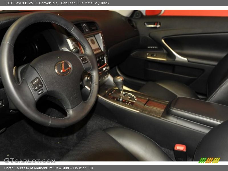 Cerulean Blue Metallic / Black 2010 Lexus IS 250C Convertible