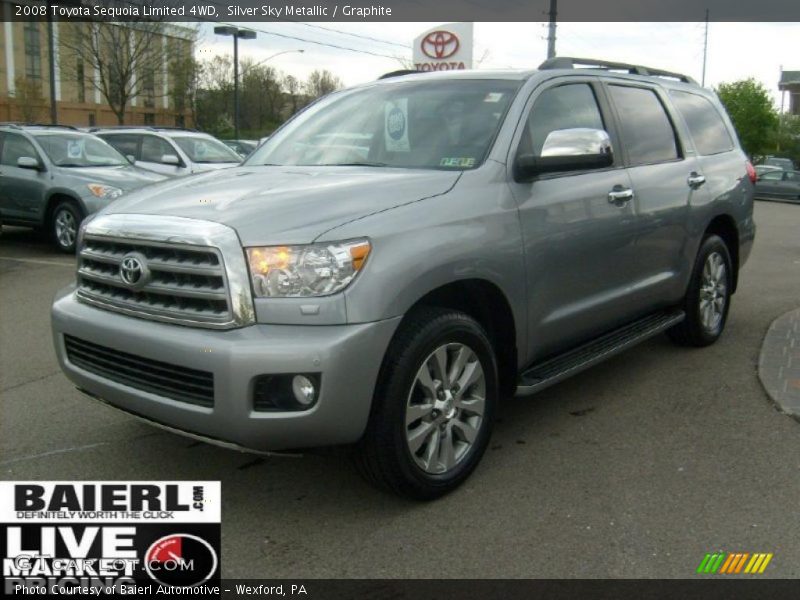 Silver Sky Metallic / Graphite 2008 Toyota Sequoia Limited 4WD