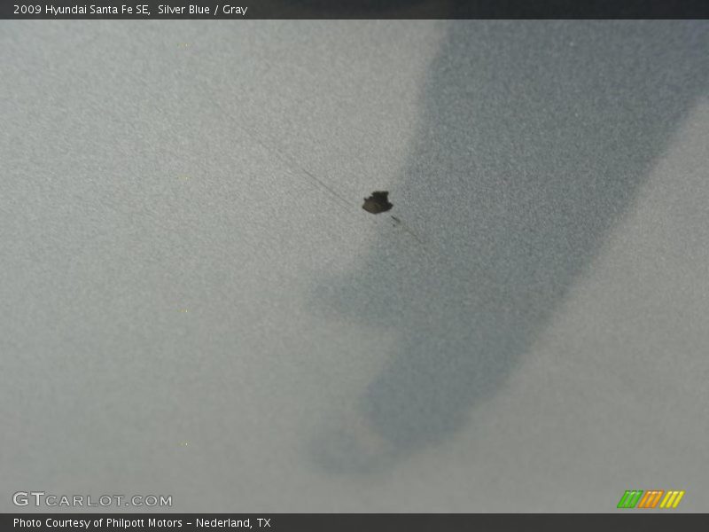 Silver Blue / Gray 2009 Hyundai Santa Fe SE