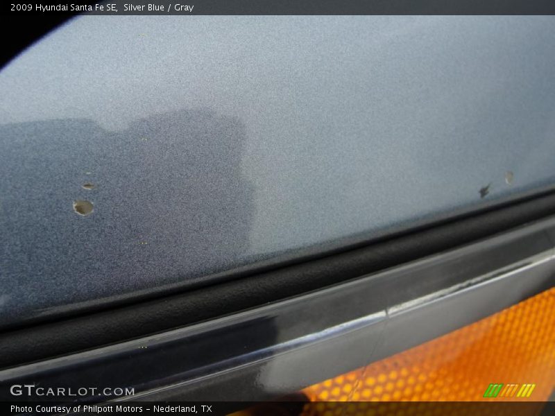 Silver Blue / Gray 2009 Hyundai Santa Fe SE