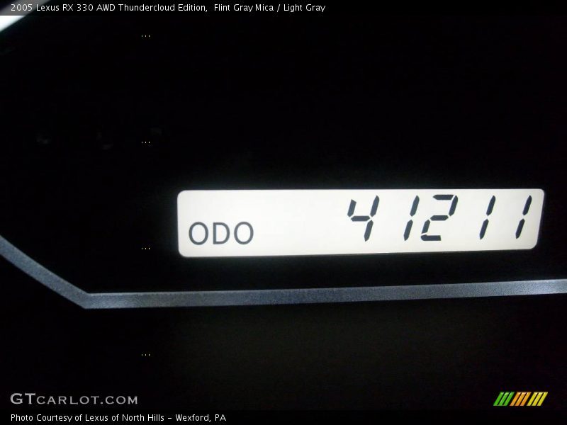 Flint Gray Mica / Light Gray 2005 Lexus RX 330 AWD Thundercloud Edition