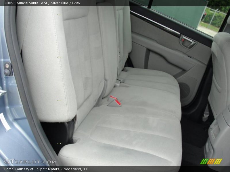 Silver Blue / Gray 2009 Hyundai Santa Fe SE