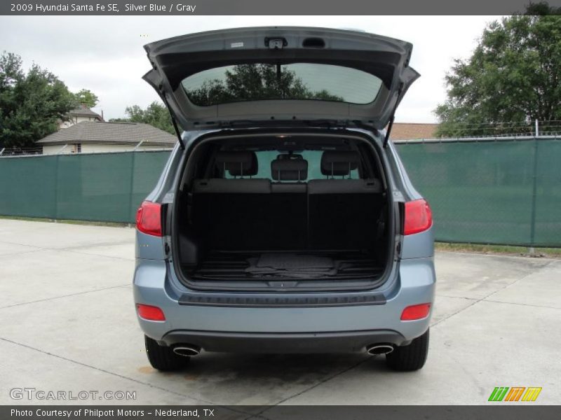 Silver Blue / Gray 2009 Hyundai Santa Fe SE