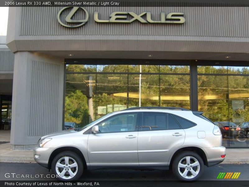 Millenium Silver Metallic / Light Gray 2006 Lexus RX 330 AWD