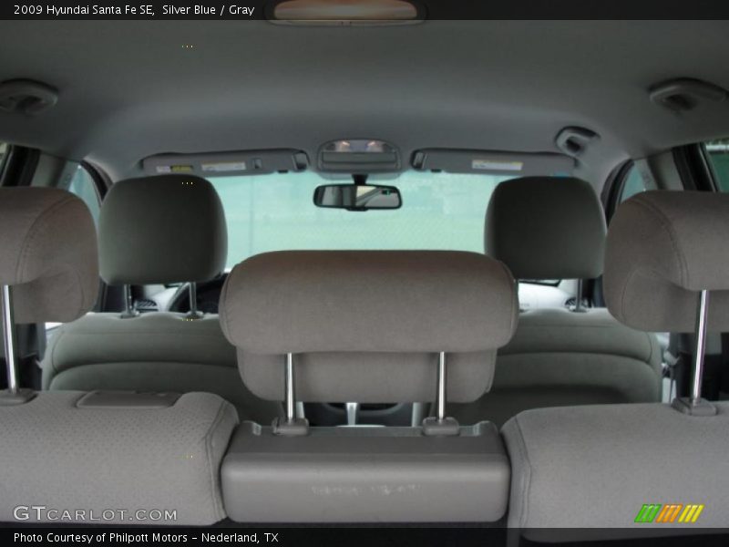 Silver Blue / Gray 2009 Hyundai Santa Fe SE
