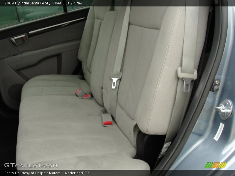 Silver Blue / Gray 2009 Hyundai Santa Fe SE