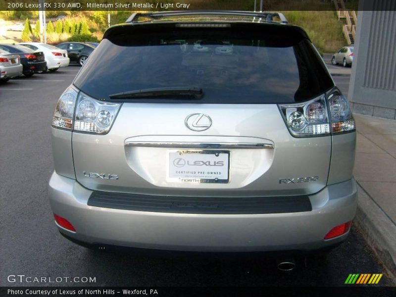 Millenium Silver Metallic / Light Gray 2006 Lexus RX 330 AWD