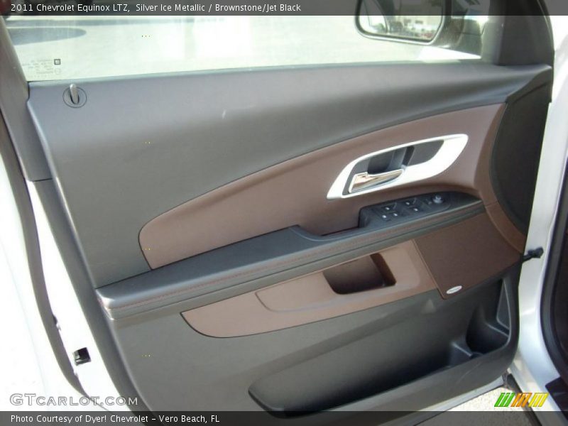 Silver Ice Metallic / Brownstone/Jet Black 2011 Chevrolet Equinox LTZ