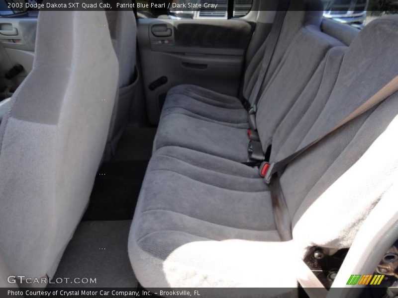 Patriot Blue Pearl / Dark Slate Gray 2003 Dodge Dakota SXT Quad Cab