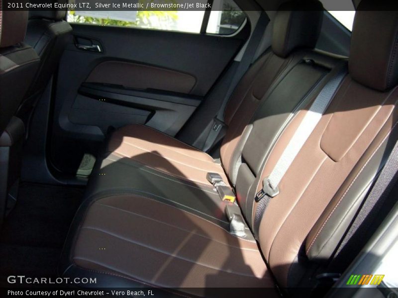 Silver Ice Metallic / Brownstone/Jet Black 2011 Chevrolet Equinox LTZ
