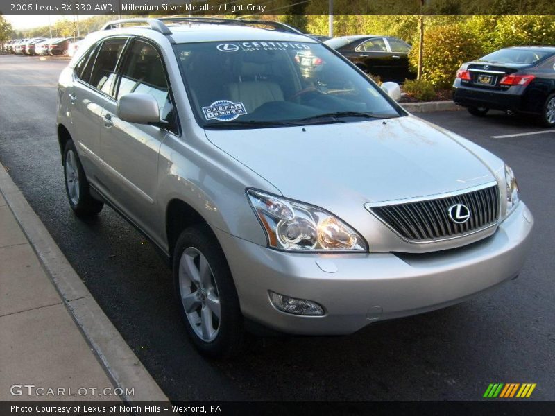 Millenium Silver Metallic / Light Gray 2006 Lexus RX 330 AWD