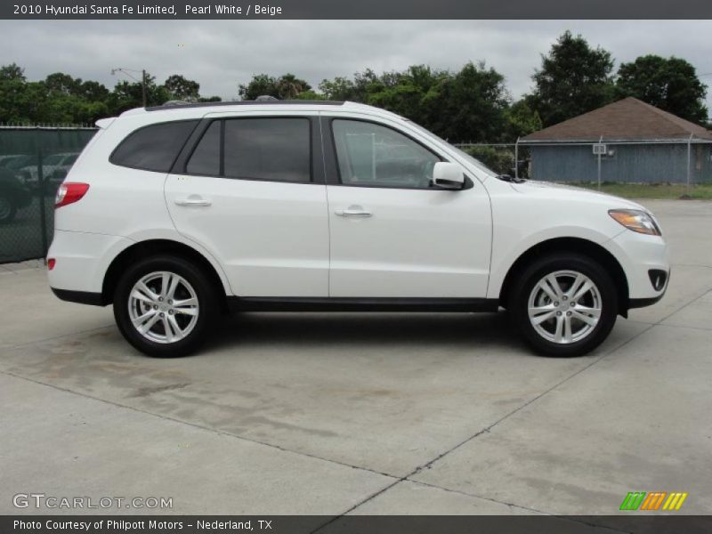  2010 Santa Fe Limited Pearl White