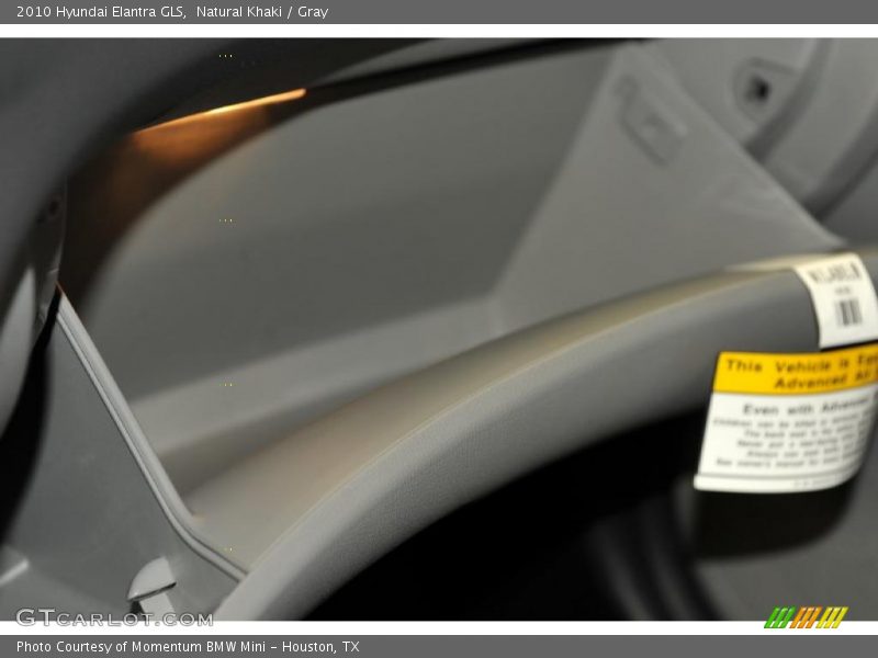 Natural Khaki / Gray 2010 Hyundai Elantra GLS