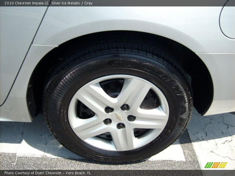 Silver Ice Metallic / Gray 2010 Chevrolet Impala LS
