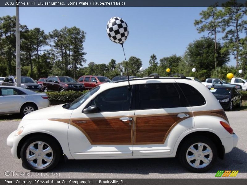 Stone White / Taupe/Pearl Beige 2003 Chrysler PT Cruiser Limited