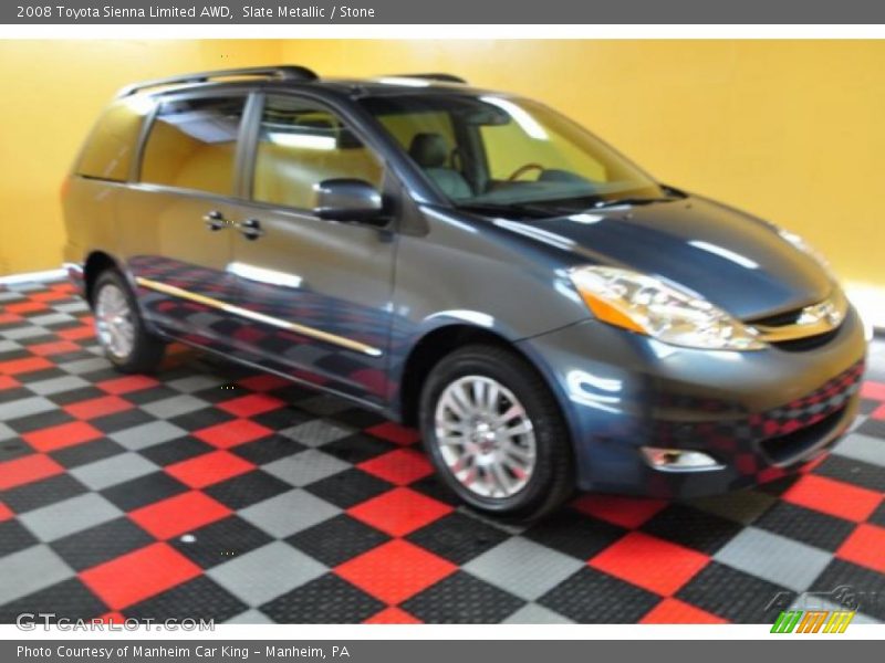 Slate Metallic / Stone 2008 Toyota Sienna Limited AWD