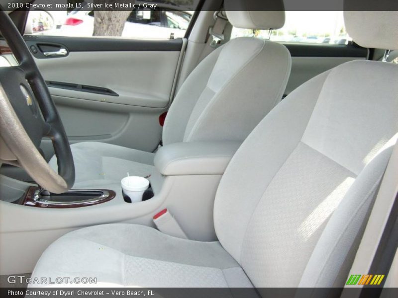 Silver Ice Metallic / Gray 2010 Chevrolet Impala LS