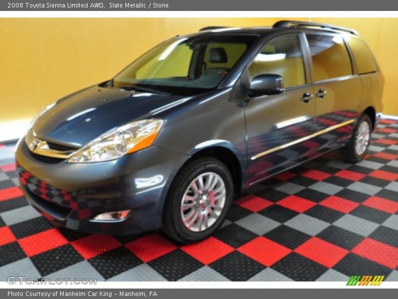 Slate Metallic / Stone 2008 Toyota Sienna Limited AWD