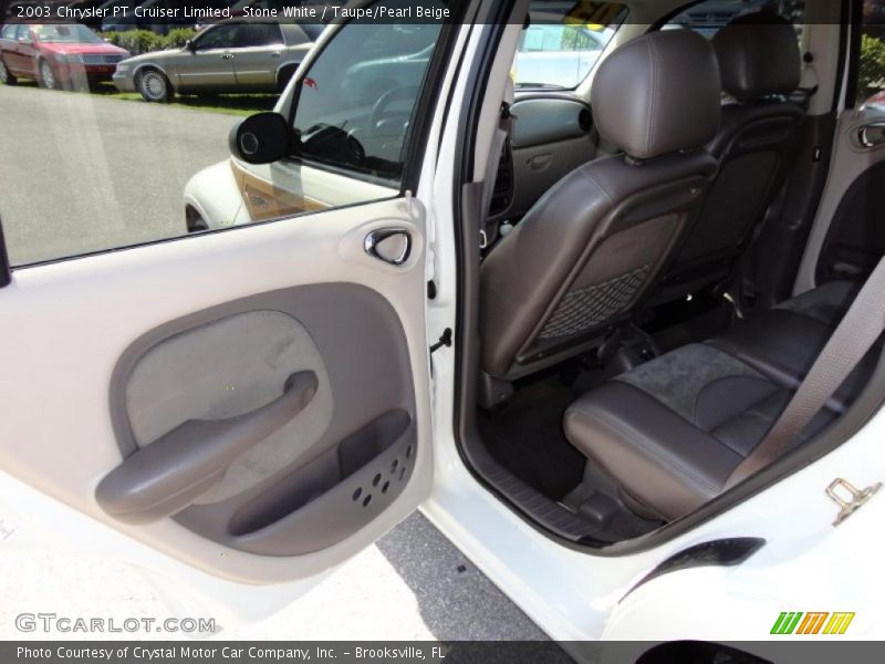 Stone White / Taupe/Pearl Beige 2003 Chrysler PT Cruiser Limited