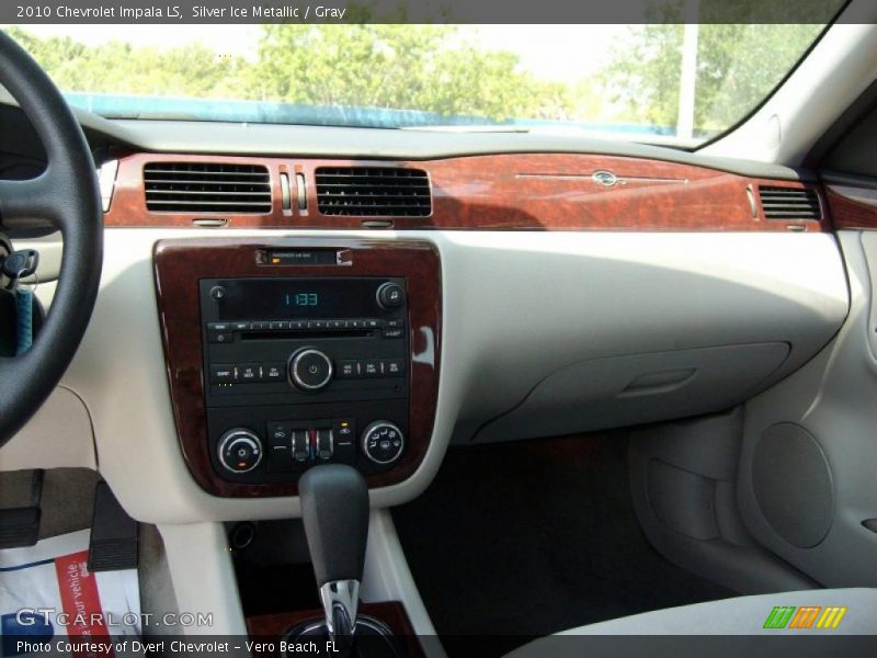 Silver Ice Metallic / Gray 2010 Chevrolet Impala LS