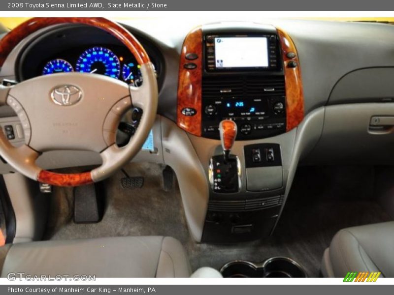 Slate Metallic / Stone 2008 Toyota Sienna Limited AWD
