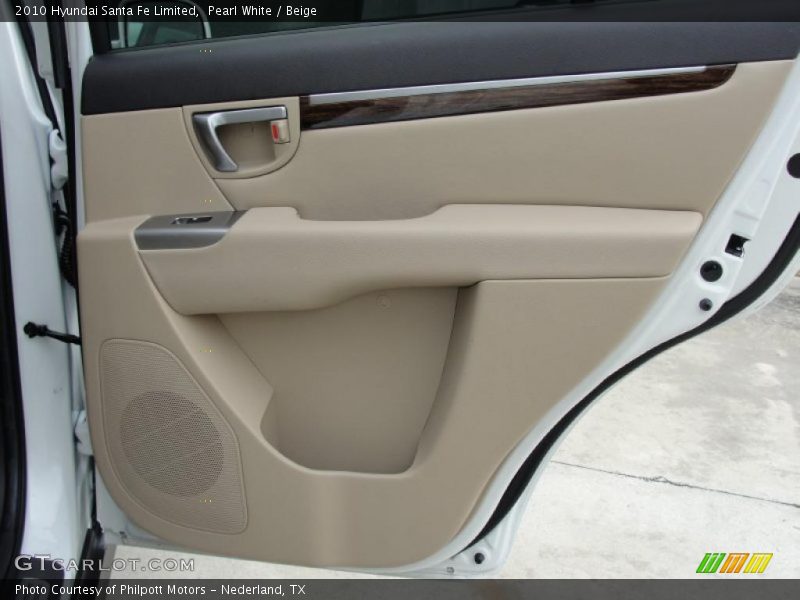 Door Panel of 2010 Santa Fe Limited