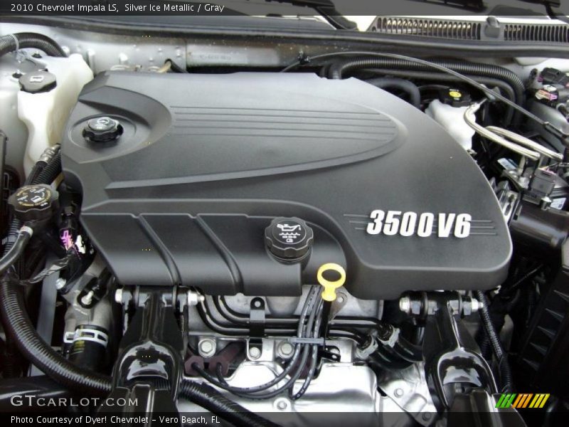 Silver Ice Metallic / Gray 2010 Chevrolet Impala LS