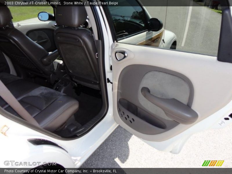 Stone White / Taupe/Pearl Beige 2003 Chrysler PT Cruiser Limited