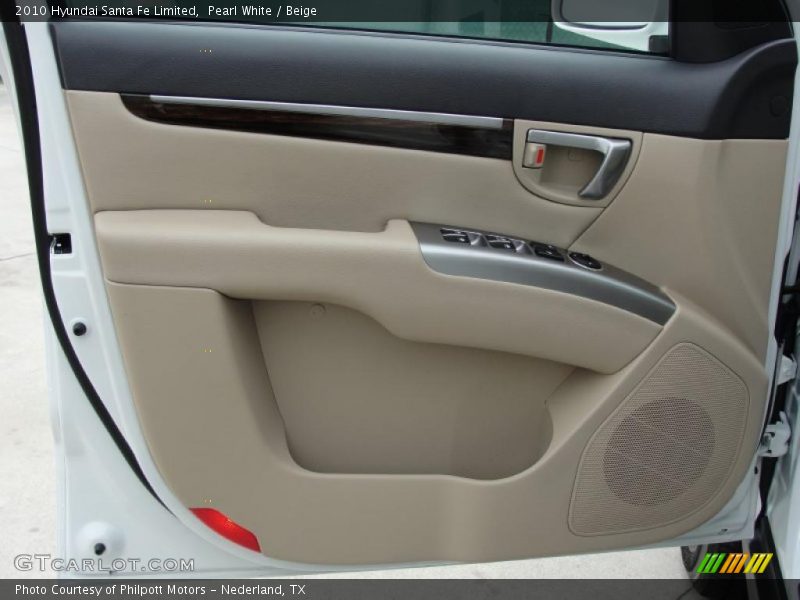 Door Panel of 2010 Santa Fe Limited