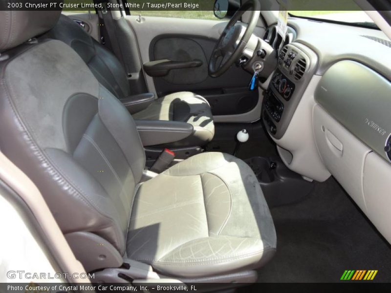 Stone White / Taupe/Pearl Beige 2003 Chrysler PT Cruiser Limited