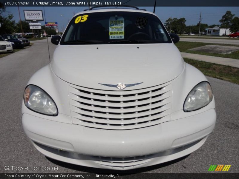 Stone White / Taupe/Pearl Beige 2003 Chrysler PT Cruiser Limited
