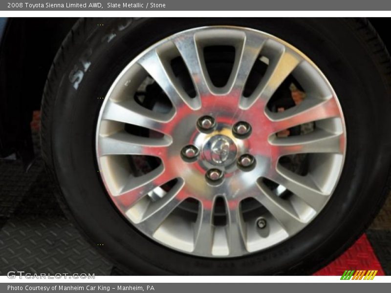 Slate Metallic / Stone 2008 Toyota Sienna Limited AWD
