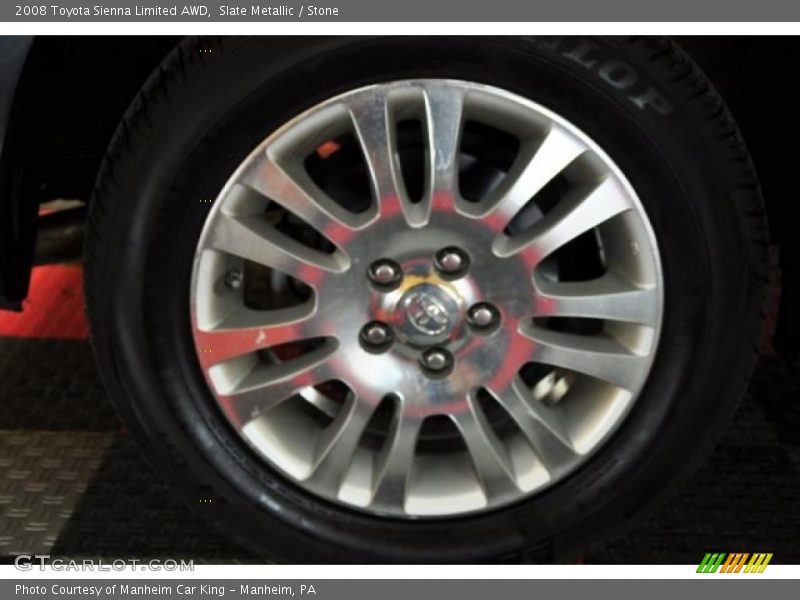 Slate Metallic / Stone 2008 Toyota Sienna Limited AWD