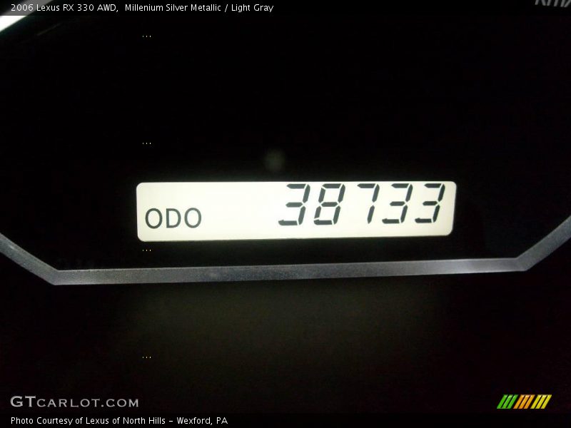 Millenium Silver Metallic / Light Gray 2006 Lexus RX 330 AWD