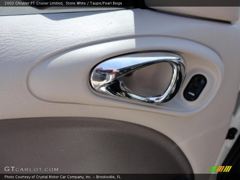 Stone White / Taupe/Pearl Beige 2003 Chrysler PT Cruiser Limited