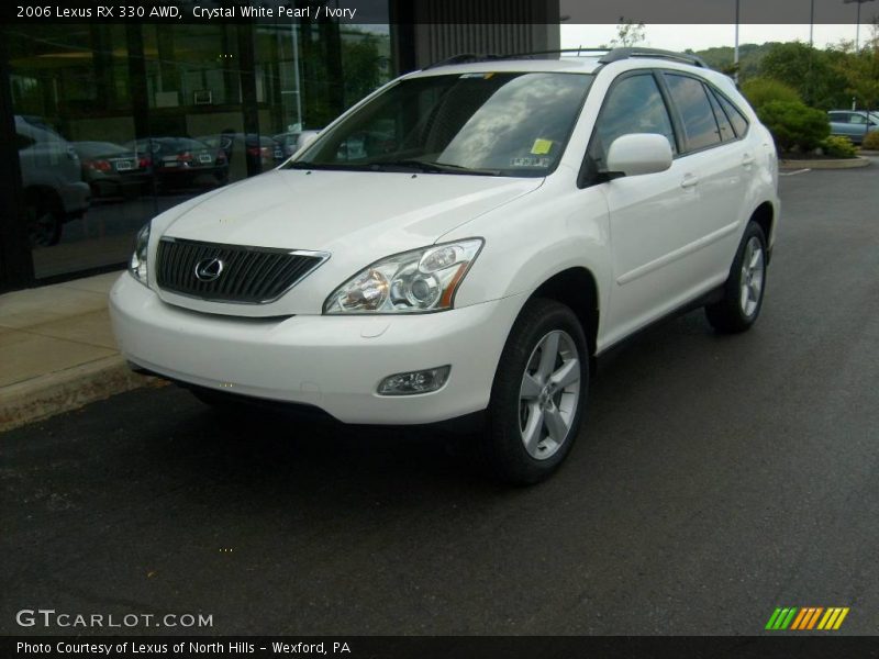 Crystal White Pearl / Ivory 2006 Lexus RX 330 AWD