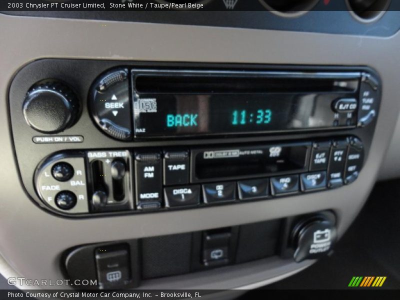 Stone White / Taupe/Pearl Beige 2003 Chrysler PT Cruiser Limited