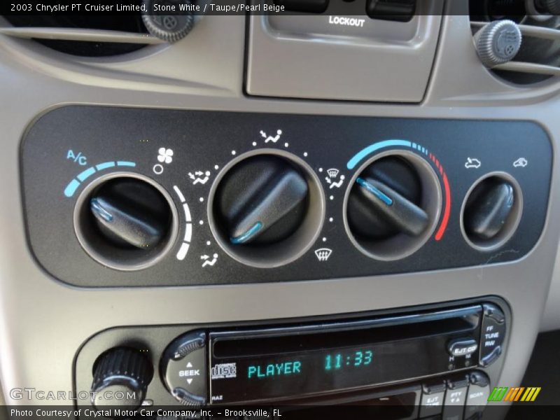 Stone White / Taupe/Pearl Beige 2003 Chrysler PT Cruiser Limited
