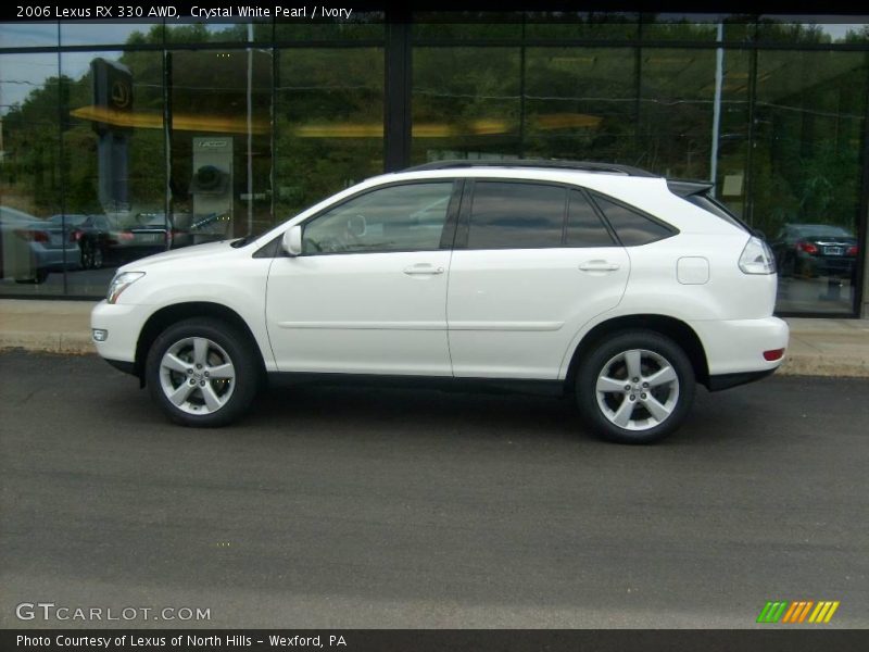 Crystal White Pearl / Ivory 2006 Lexus RX 330 AWD