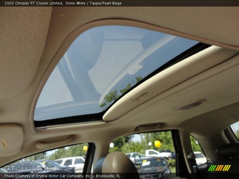Sunroof of 2003 PT Cruiser Limited