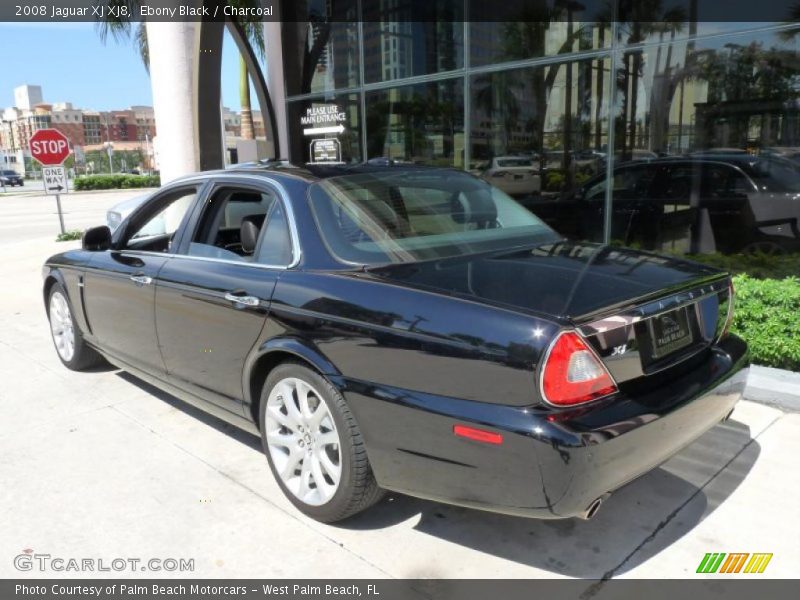 Ebony Black / Charcoal 2008 Jaguar XJ XJ8