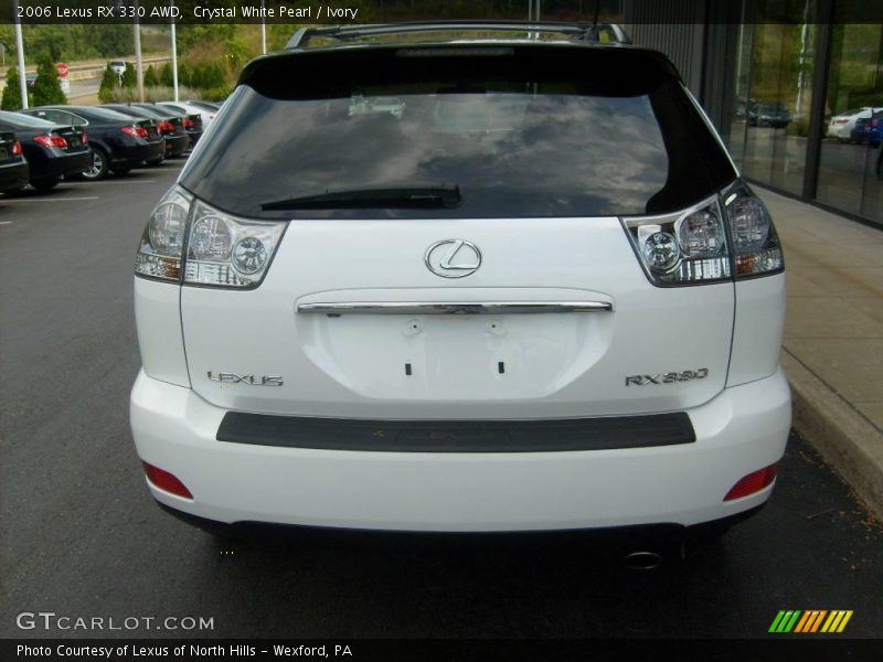 Crystal White Pearl / Ivory 2006 Lexus RX 330 AWD