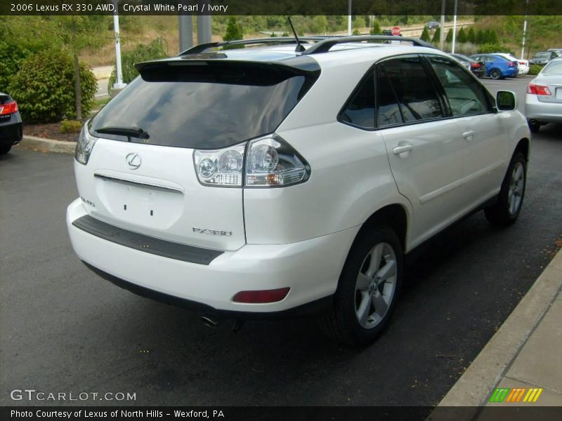 Crystal White Pearl / Ivory 2006 Lexus RX 330 AWD