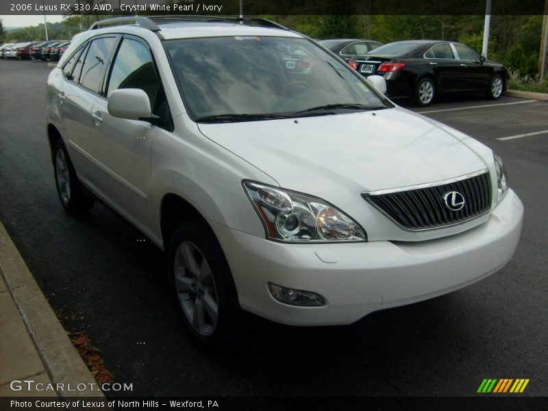 Crystal White Pearl / Ivory 2006 Lexus RX 330 AWD