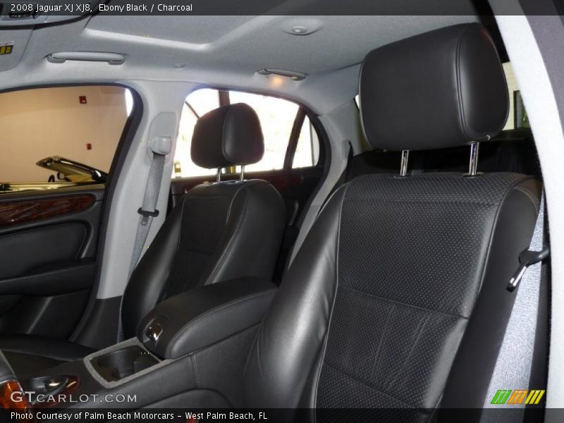 Ebony Black / Charcoal 2008 Jaguar XJ XJ8