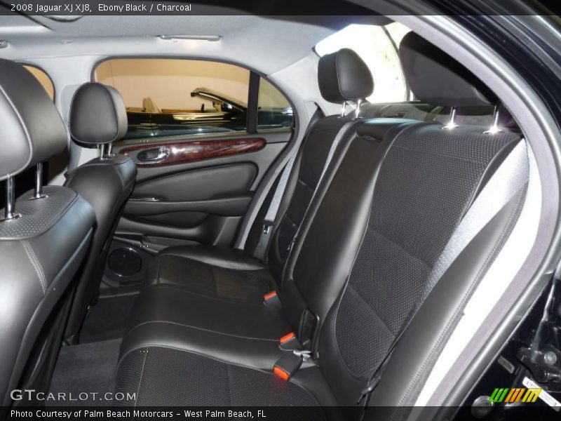 Ebony Black / Charcoal 2008 Jaguar XJ XJ8